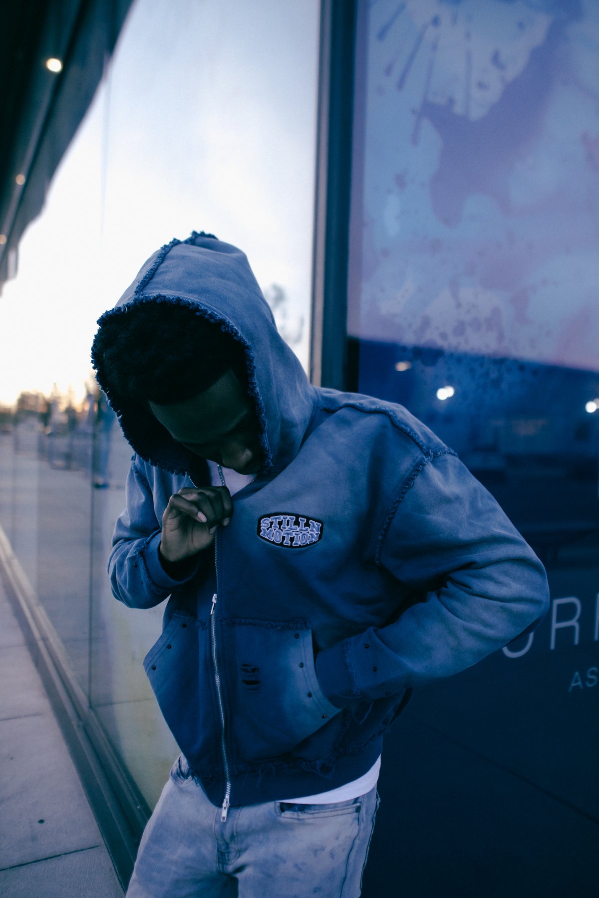 True Blue Motion Hoodie
