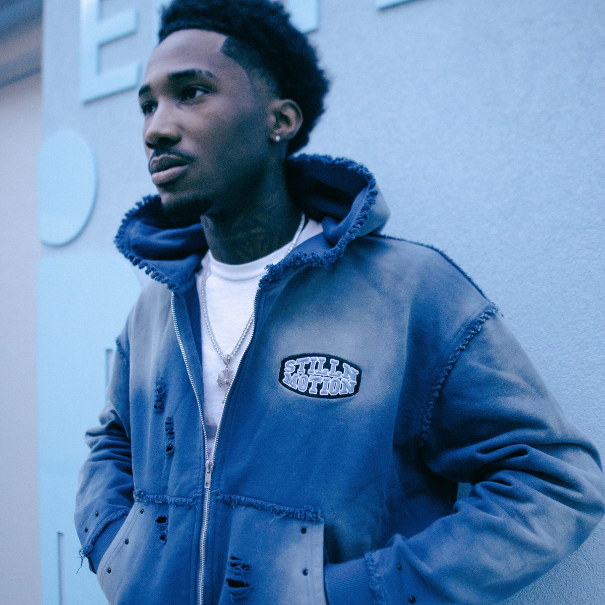 True Blue Motion Hoodie