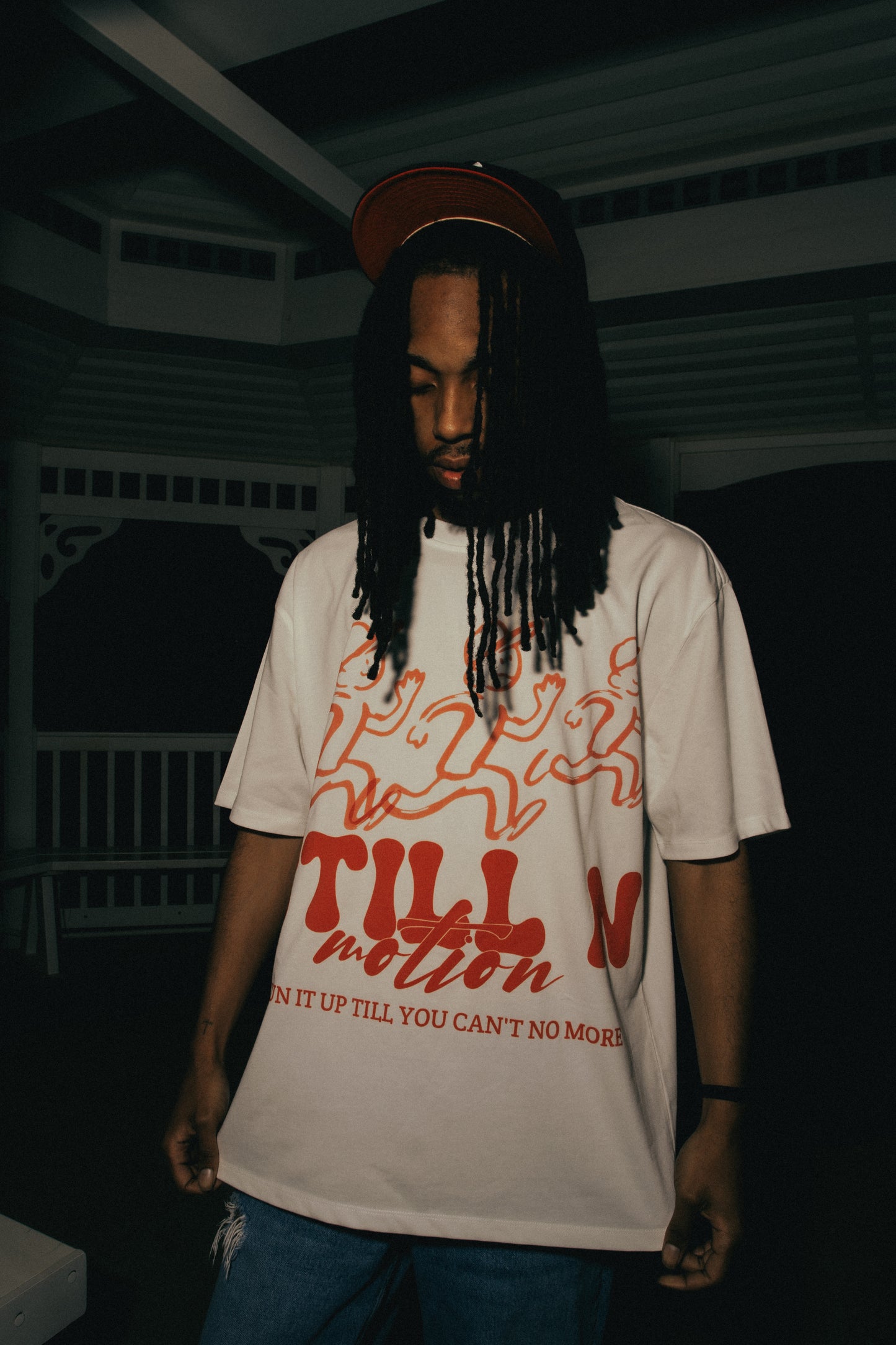 Oversized Motion Run It Up Tshirt